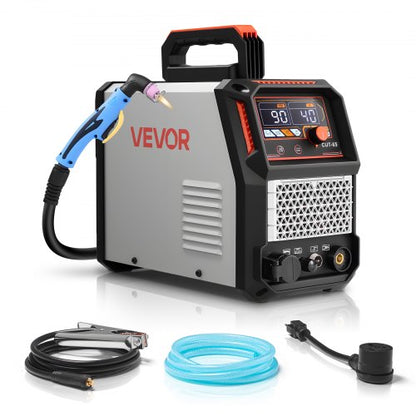 VEVOR Plasma Cutter, 65A Non-Touch Pilot Arc Plasma Cutting Machine, 110V/220V Dual Voltage Digital Display IGBT Inverter - with 2T/4T Function & Adjustable PA/PT Time for Home Repairs, Workshops - DLZQGJFJCS65OM4YA001V1 - view 2