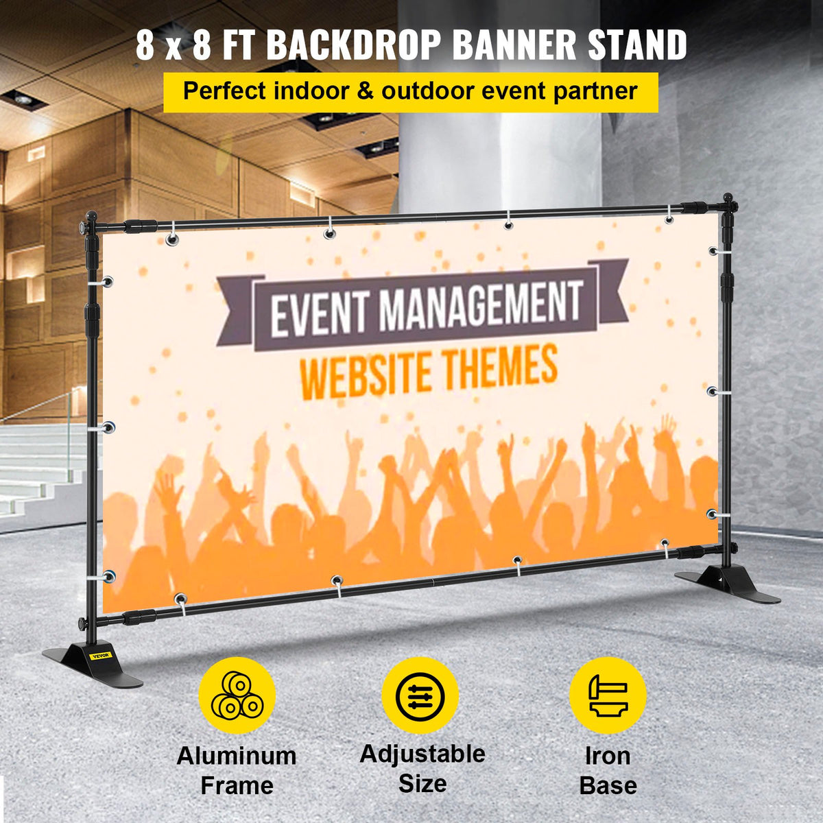 VEVOR Backdrop Stands - Select Your Configuration - DM-ABSZSJ00000001V0 - view 2