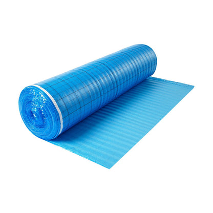 VEVOR Floor Underlayment 200 sq. ft/Roll, 3-in-1 3 mm Thick Flooring Padding with Tape & Vapor Barrier, Heavy Duty EPE Foam with Blue PE, Soundproofing and Noise Reduction,for Laminate Wood Floors - DMCDEPE200SQHA5JI001V0 - view 1