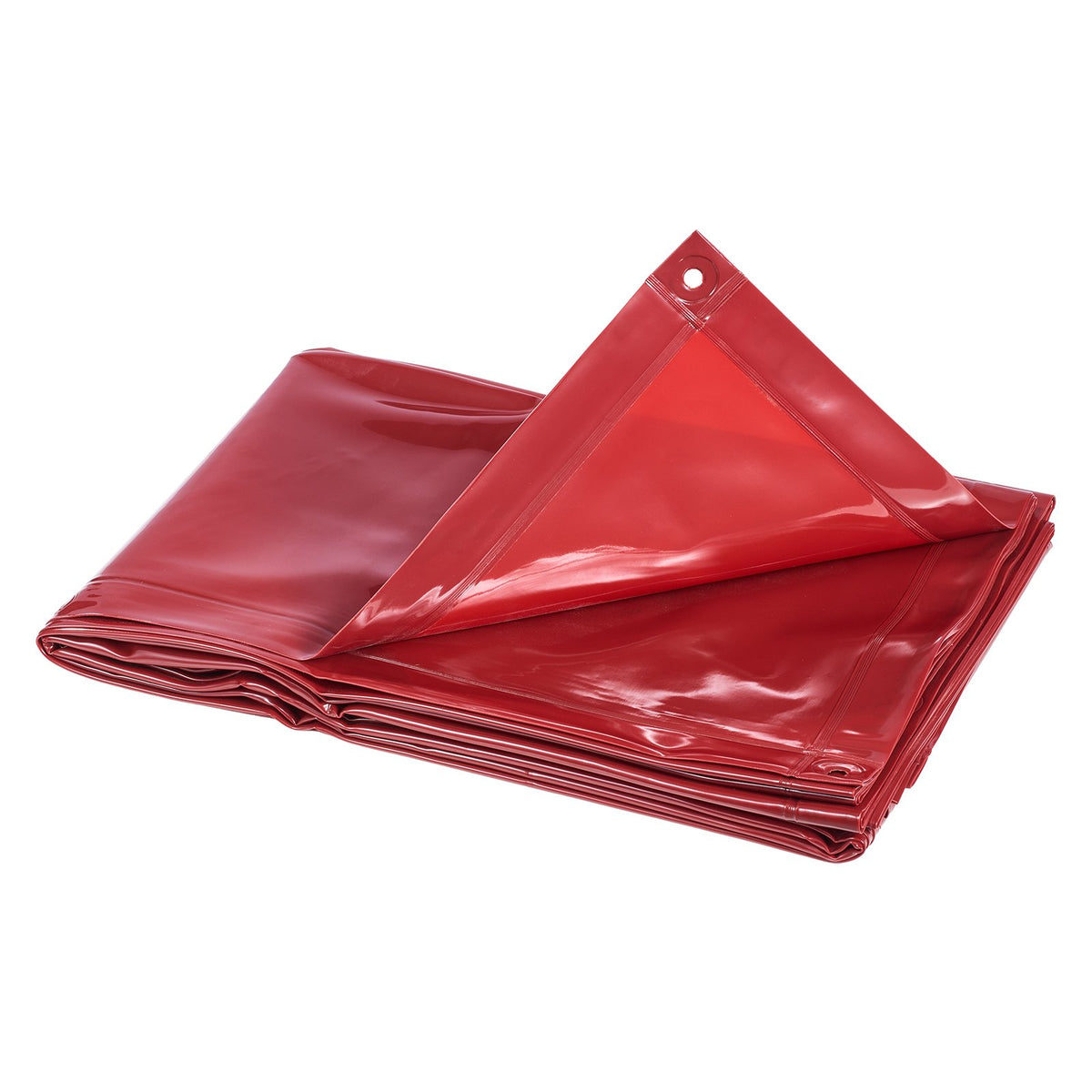 VEVOR 2PCS Welding Curtains, 6 x 8FT Welding Screen Curtain, Flame-Resistant Vinyl Safety Protective Screen with 6-Level UV Protection & Hanging Holes, Portable for Workshop/Industrial Use, Red - DMPF2JZ68FTWX6VDE001V0 - view 10