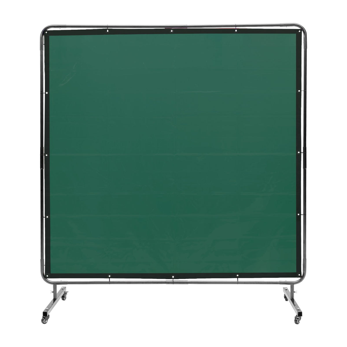 VEVOR Welding Screen with Frame, 6' x 6' Welding Curtain Screen, Flame-Resistant Vinyl Welding Protection Screen on 4 Swivel Wheels (2 Lockable), Moveable & Professional for Workshop/Industrial, Green - DMSHJPF6X6YC3B64MV0 - view 10
