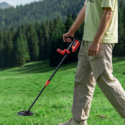 VEVOR Metal Detector, 6", Lightweight Metal Detector with LCD Display, IP68 Waterproof Search Coil, Adjustable 22.8"-33.8" High Accuracy Gold Detector, Easy to Use, for Detecting Gold Treasure Hunting - DPJSTCQ6INCHV1VUS001V9 - view 9