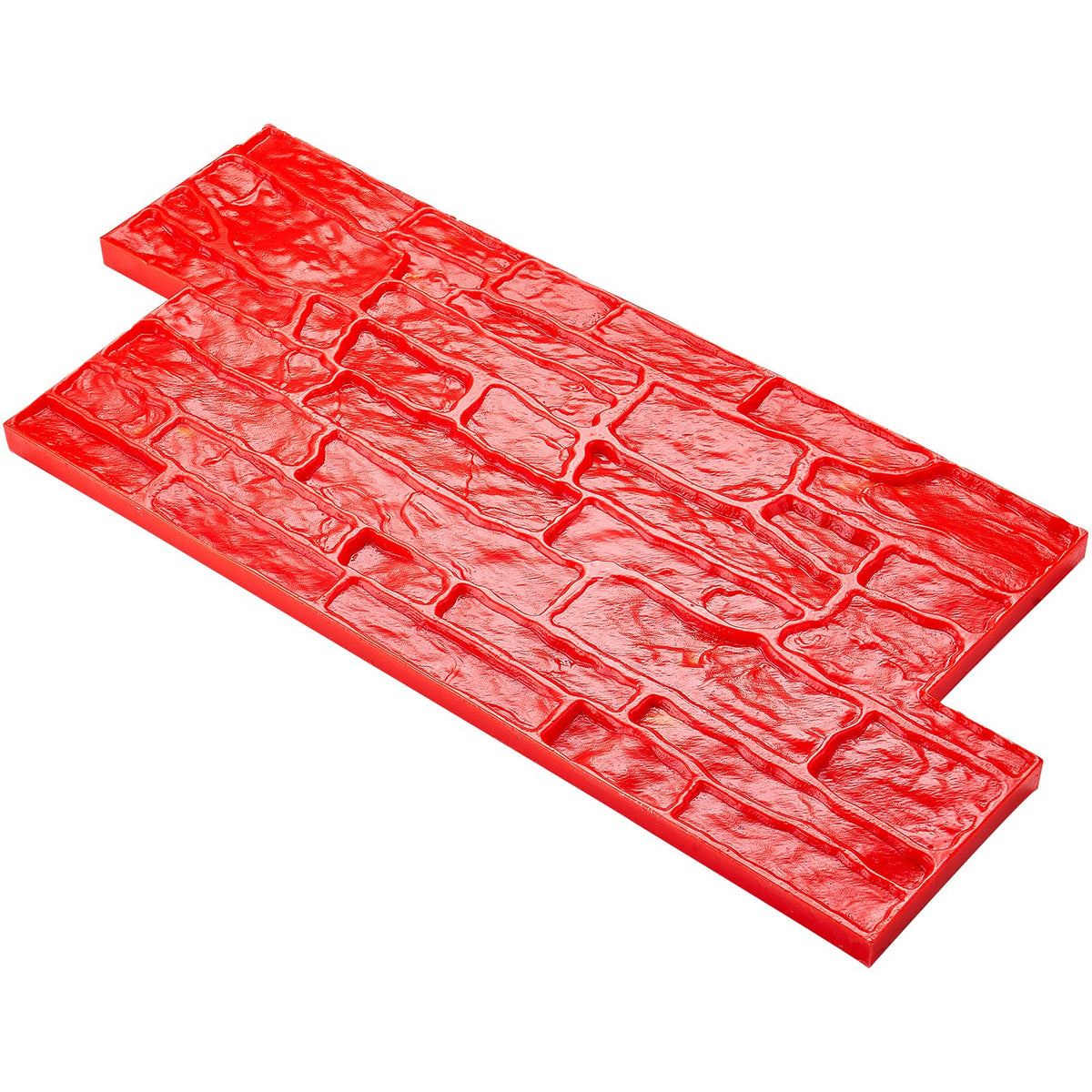 VEVOR Concrete Stamps Mat, 28 x 12 x 0.6 in, Concrete Texturing Skin Polyurethane Stamp Stone Tile Texture Mat, Slate floor Imprint Seamless Stamp Concrete Molds for Outdoor Decorative, Red - DPMJHSZZX1PCSIHN9V0 - view 10