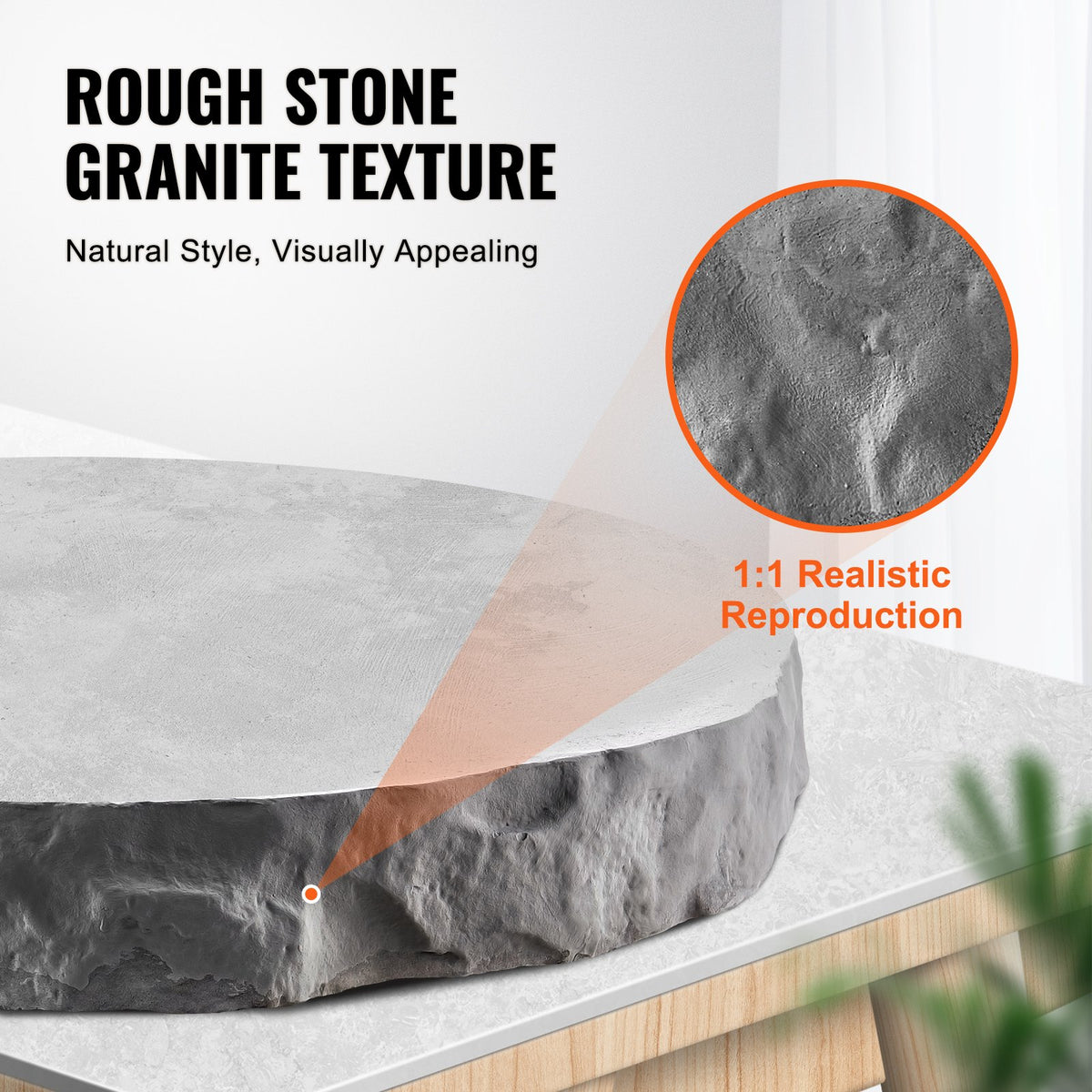 VEVOR Concrete Stamps, 91 x 3 inch, Concrete Molds Rectangular Polyurethane Stamp Stone Tile Texture Mat, Slate floor Imprint Seamless Stamp Mat Concrete Texturing Skin for Outdoor Decorative, Blue - DPMJLSTX1PCSXBLSXV0 - view 4