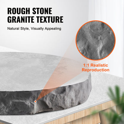 VEVOR Concrete Stamps, 91 x 3 inch, Concrete Molds Rectangular Polyurethane Stamp Stone Tile Texture Mat, Slate floor Imprint Seamless Stamp Mat Concrete Texturing Skin for Outdoor Decorative, Blue - DPMJLSTX1PCSXBLSXV0 - view 4