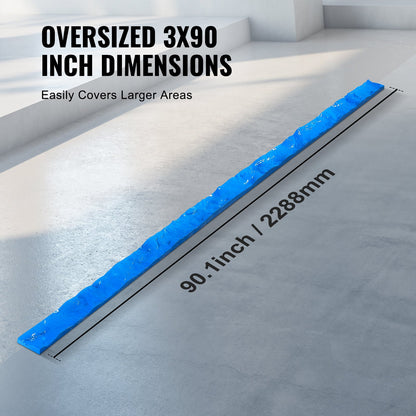VEVOR Concrete Stamps, 91 x 3 inch, Concrete Molds Rectangular Polyurethane Stamp Stone Tile Texture Mat, Slate floor Imprint Seamless Stamp Mat Concrete Texturing Skin for Outdoor Decorative, Blue - DPMJLSTX1PCSXBLSXV0 - view 7