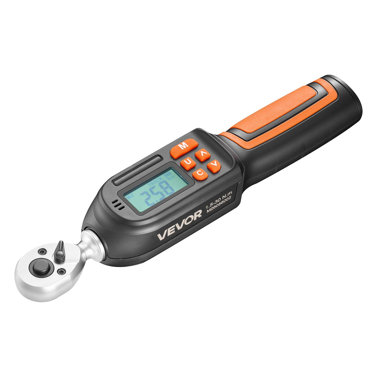 VEVOR Torque Wrench Set 1/4" Drive 42-Piece Digital Torque Wrench 4 Units, ±2% Accuracy, LCD Screen, with Buzzer and LED Indicator, with Sockets, Bits, Extension Bar, Adapter, for Automotive Repair - DPSXSNLBS11258QOM001V9 - view 10