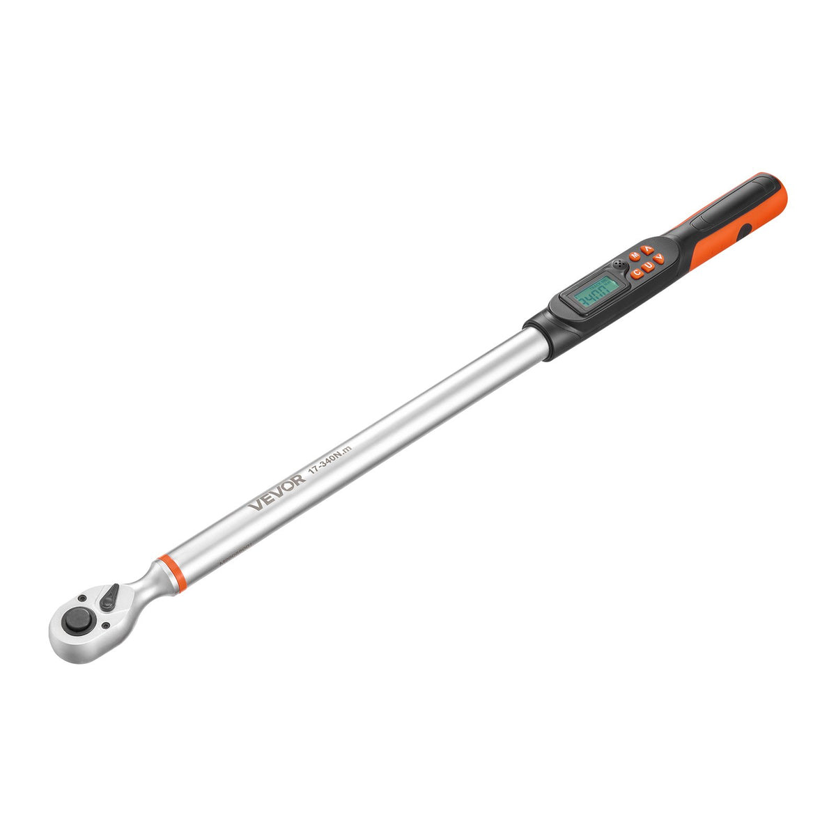 VEVOR Torque Wrench Set 1/2" Drive Digital Torque Wrench 4 Display Units, ±2% Accuracy, LCD Screen, with Buzzer and LED Indicator, with Sockets, Extension Bar, Adapter, for Automotive Repair - DPSXSNLBS125KPV42001V9 - view 10