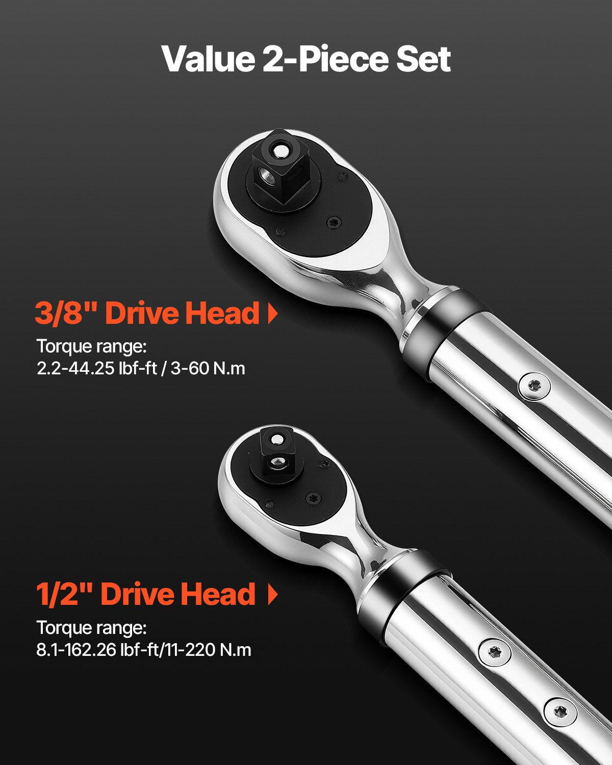 VEVOR Torque Wrenches - Select Your Configuration - DPSXSNLBS37372YQNV9 - view 2