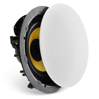 VEVOR 8 Inch in Ceiling Speakers, 200-Watts, Flush Mount Ceiling & in-Wall Speakers System with 8ΩImpedance 89dB Sensitivity, for Home Kitchen Living Room Bedroom or Covered Outdoor Porches, Single - DPXDYSQ8YCYZUFINCV9 - view 1