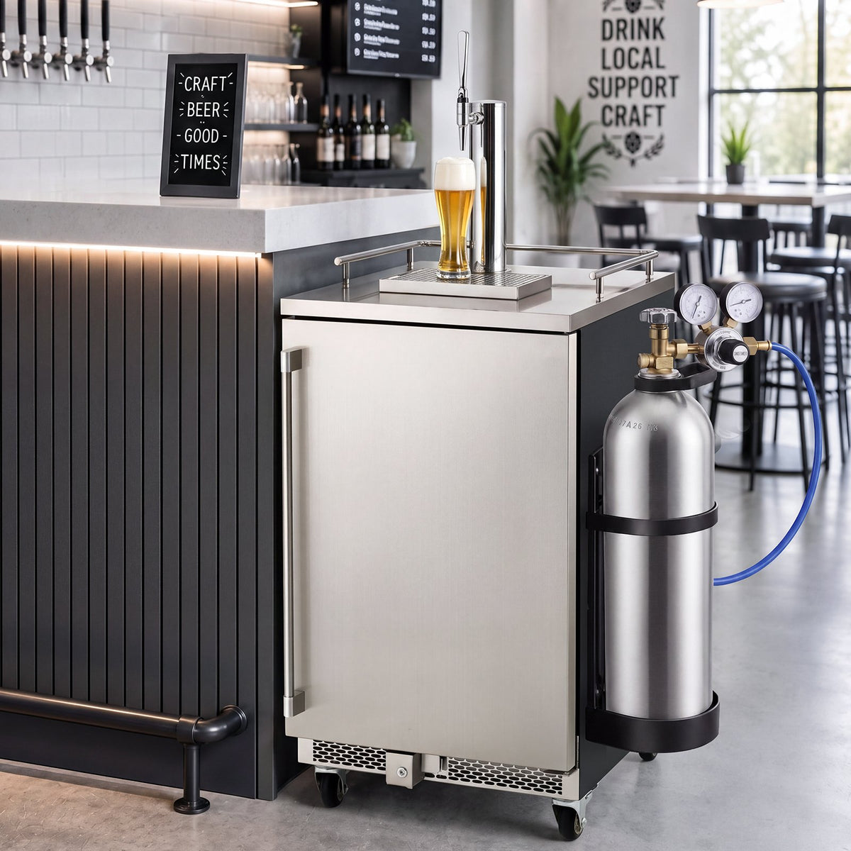 VEVOR 60 Cu. Ft DOT Nitrogen Cylinder Aluminum Alloy Air Tank (Ships Empty), High-Strength Aluminum Alloy 6061-T6 Cylinder with CGA-580 Valve & Handle, for Manufacturing, Welding, Beverage Production - DQQGDQQGCGA5AG1XT001V0 - view 9
