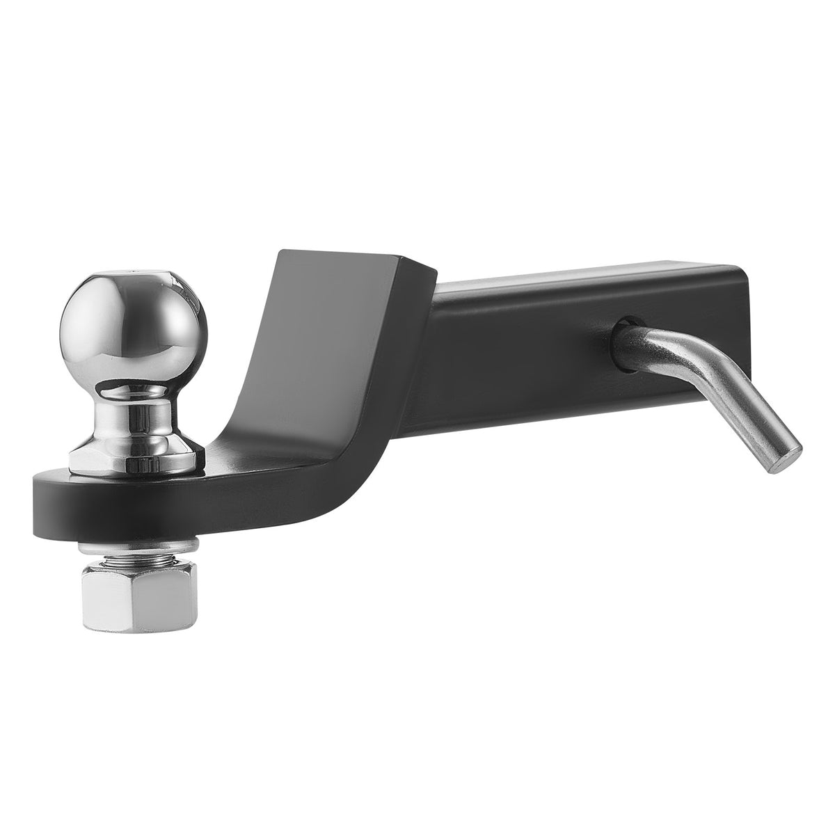 VEVOR Trailer Hitch, Fits 2 Inches Receiver, Trailer Hitch Ball Mount with 2 Inches Ball and Pin, 7500 lbs Capacity Ball Hitch, 2 Inches Drop, Tow Hitch for Heavy Duty Truck with Carbon Steel, Black - DQTQJTCB224IPXG5ZV0 - view 10