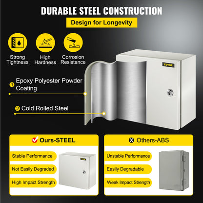 VEVOR Electrical Enclosures - Select Your Configuration - DQXJSTCFS30X30X15V0 - view 3