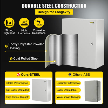 VEVOR Electrical Enclosures - Select Your Configuration - DQXJSTCFS50X40X25V0 - view 3