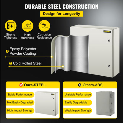 VEVOR Electrical Enclosures - Select Your Configuration - DQXJSTCFS60X60X20V0 - view 3