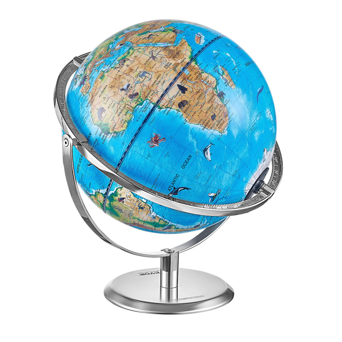 VEVOR Educational Globe for Kids, 10 in/254 mm, Interactive AR World Globe with AR Golden Globe APP LED Night Lighting 720° Rotation, STEM Toy Gifts for Kids Compatible with Android or iOS Devices - DQYHDLAPP10YFSL76V9 - view 10