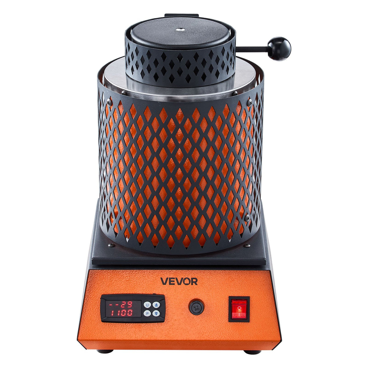 VEVOR Electric Melting Furnace, 1500W Electric Metal Smelter Foundry, 2102℉/1150℃ Metal Smelting Machine with 5kg Ceramic Crucible, Gold Smelting Kit for Jewelry Making, Metal Bars, Metal Components - DRJLCGTCGGHSZZPJV001V1 - view 10