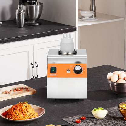 VEVOR Electric Bottle Warmer with Bottle, 0.8L Commercial Cheese Dispenser, Hot Fudge Warmer 86-185℉ Temp Adjustable, Plastic Bottle Nacho Cheese Sauce Warmer for Hot Fudge Cheese Caramel, Square - DRNZBX80WFXD64IU9001V1 - view 9