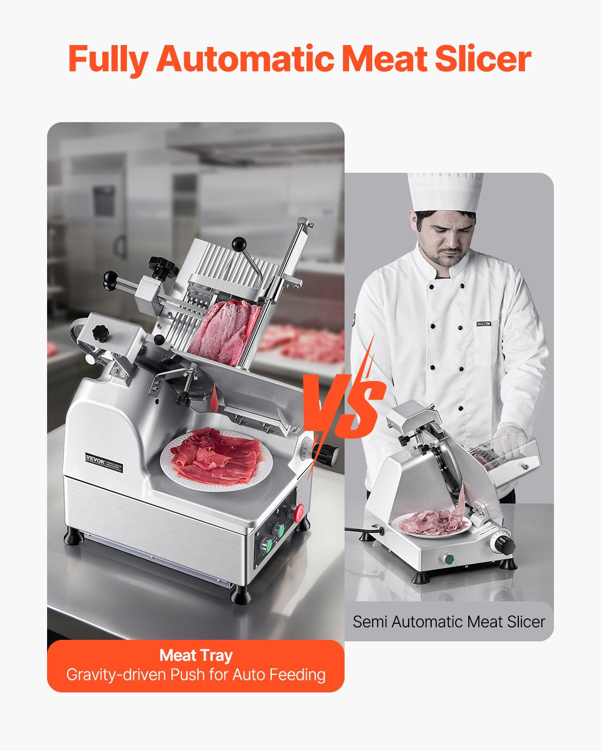 VEVOR Commercial Meat Slicer - Select Your Configuration - DRQPJ180W370H13DLV1 - view 2