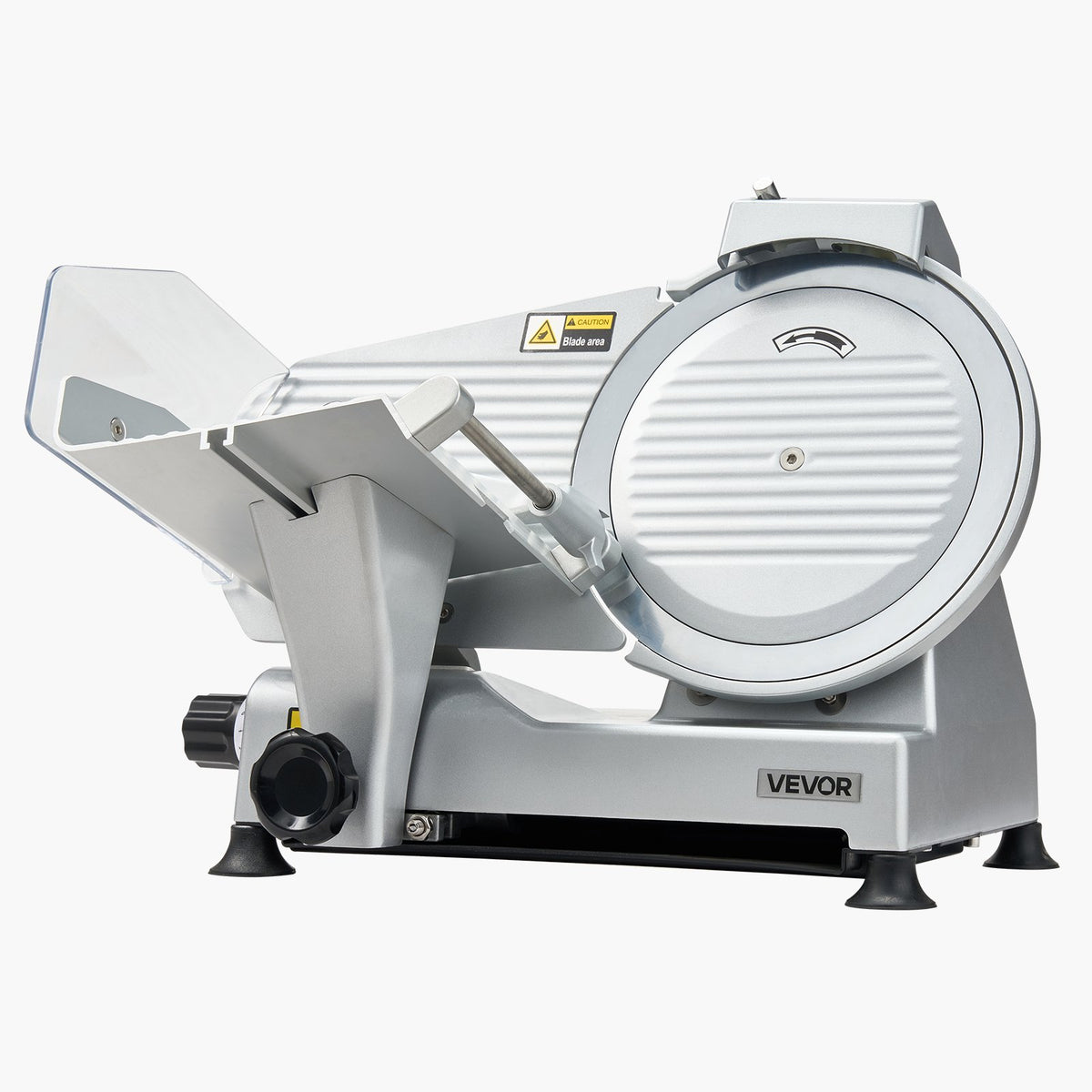VEVOR Commercial Meat Slicer, 10 inch Electric Deli Slicer Machine, 320W Food-Slicer with SUS420 Blade, 0-0.4 inch Adjustable Thickness, for Frozen Meat, Ham, Baguett, Steak - DRQPJSYKBZD1QKTRL001V1 - view 10