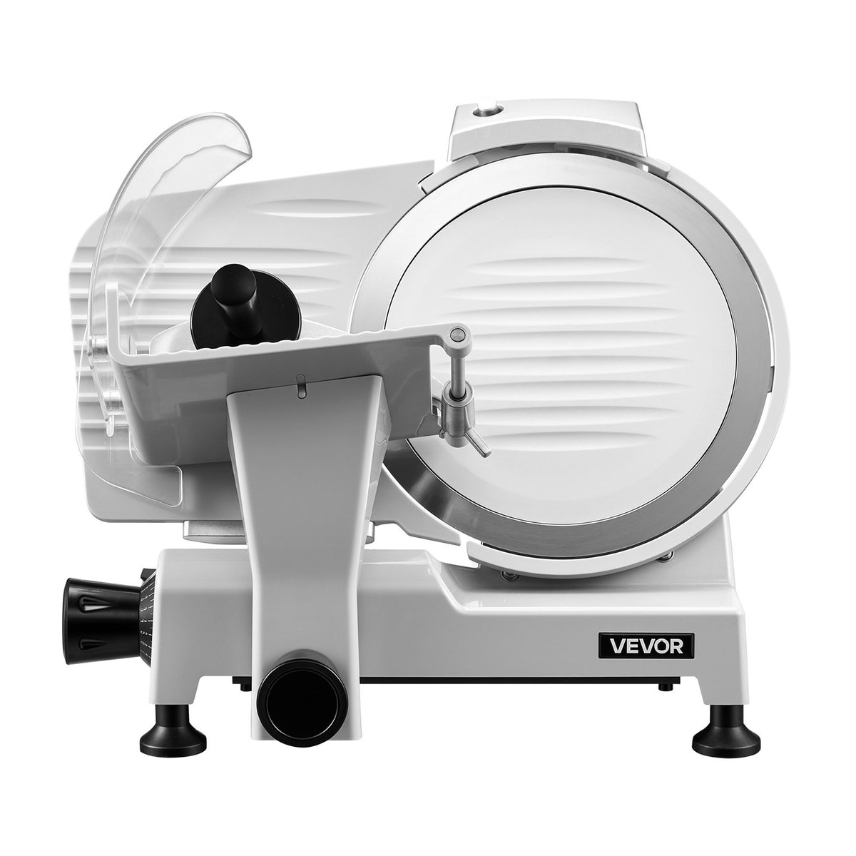 VEVOR Commercial Meat Slicer, 300W Electric Cutter, Removable 10" Carbon Steel Blade and Food Tray, 0-0.47" Adjustable Thickness Food Slicer Machine,for Frozen Meat, Ham, Baguett, Steak, ETL Approved - DRQPJSYKSYBZERW3C001V1 - view 10