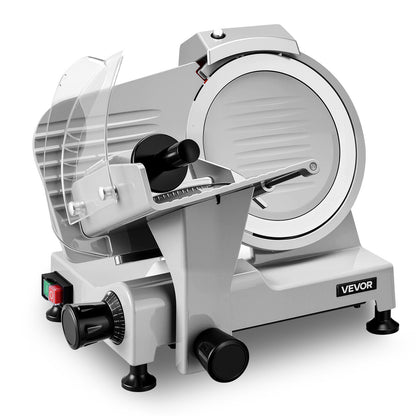 VEVOR Commercial Meat Slicer 300W Electric Cutter 8.7" Carbon Steel Blade, Food Slicer Machine with Removable Blade and Food Tray, 0-0.5" Adjustable Thickness ,for Frozen Meat, Ham, Baguett, Steak - DRQPJSYKSYBZLVB93001V1 - view 1