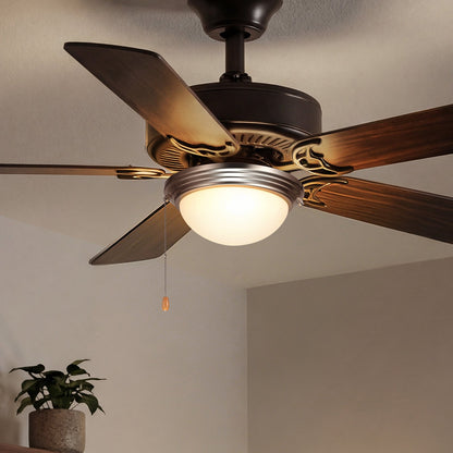 VEVOR Ceiling Fan Light Kit, 750lm 3000K Fan Light Kit with Pull Chain, 2 LED Bulbs, Modern Replacement Fixture for Living Room, Dining Room, Bedroom, Frosted Milk Glass Shade Brushed Nickel Finish - DSDBQDYLTK1J64DET001V6 - view 9