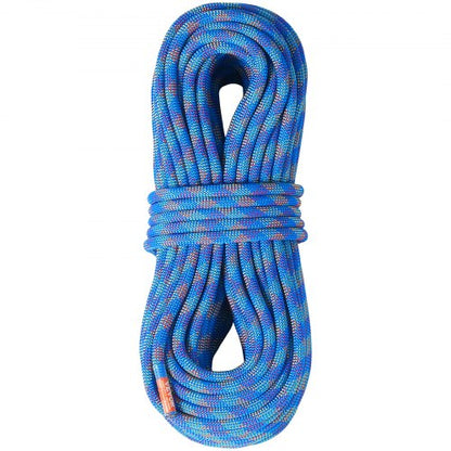 VEVOR 10.2mm Dynamic Climbing Rope, 40M(131ft) Outdoor Rock Climbing Rope 25KN Breaking Tension, Stretchable Fiber Rope with Steel Snap Hooks for Escape, Rappelling, Fire Rescue, Blue - DSDLS131YC103J6V8V0 - view 2