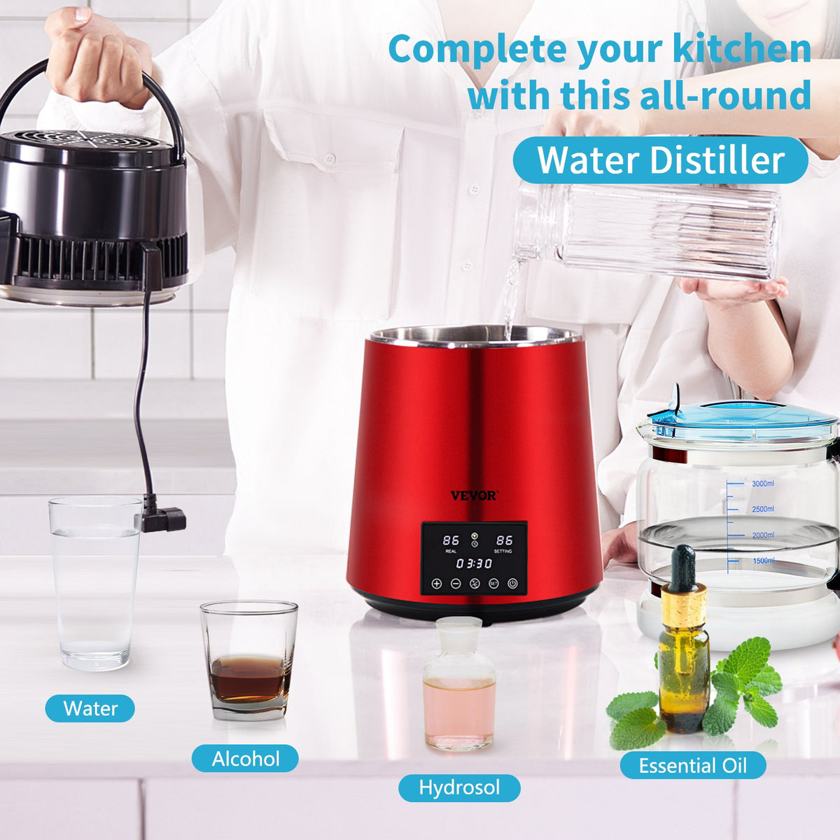 VEVOR Water Distiller - Select Your Configuration - DSDW1LH4L110VWK8PV1 - view 2