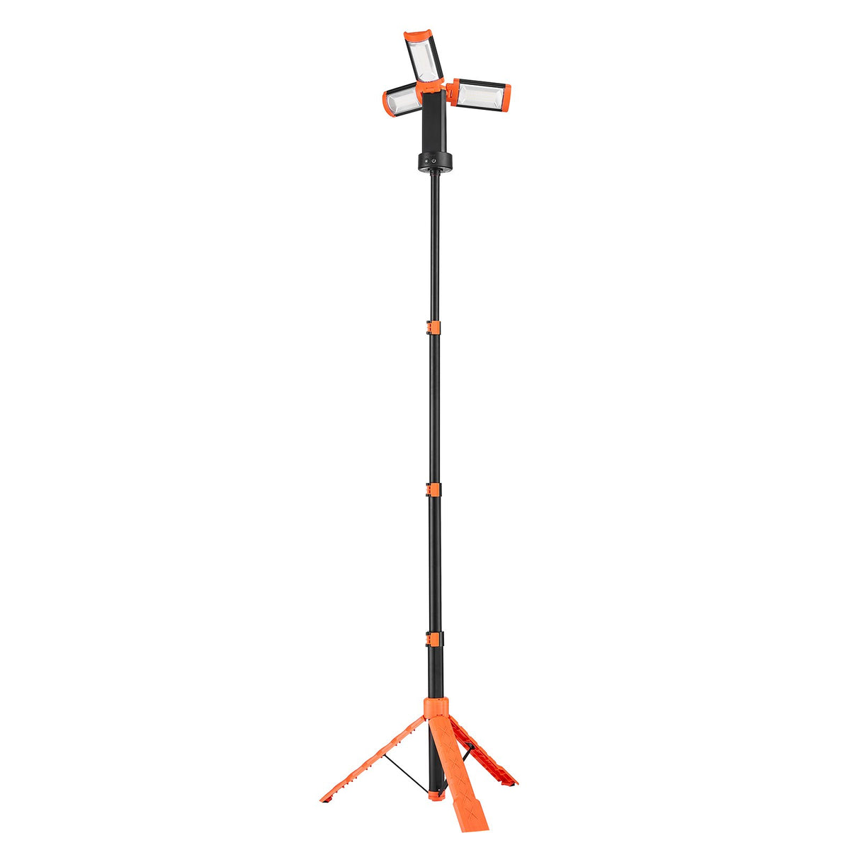VEVOR LED Work Light with Stand, 8Ah, Rechargeable Cordless Camping Light, with 3 Lamp Heads, Detachable Tripod Stand, 2200 Lumens 3000K-6500K Dimmable, Portable Construction Lighting for Job Site - DSJJZYD8AH226TKKI001V9 - view 10