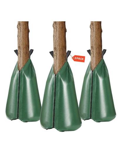 VEVOR Tree Watering Bag, 3 Packs 20 Gallons Watering Bags for New Trees, 5-9 Hours Slow Release Refillable Tree Drip Irrigation Bags with Zipper, Durable Tree Watering System for Deep Root Targeting - DSJSD20GAL3JHNCKJV0 - view 1
