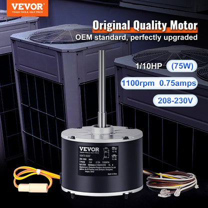 VEVOR Condenser Fan Motor - Select Your Configuration - DSLNQDJ110HP1HRDTV7 - view 2