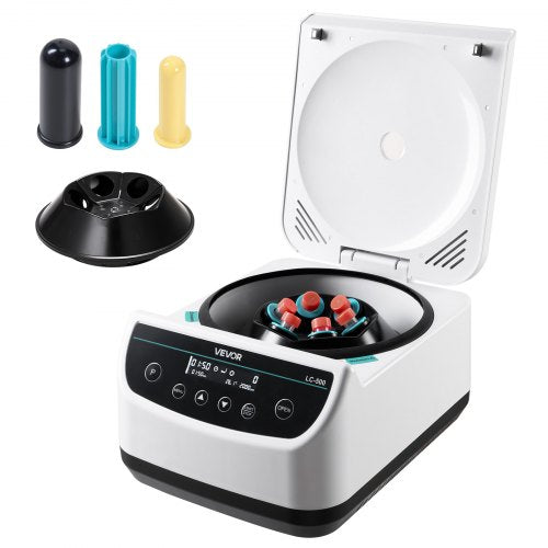 VEVOR Centrifuge Machine, 100-2100xg RCF Electric Laboratory Centrifuge Machine with 1 Rotor for 2/5/10/15/50ml Tube Capacity, Low Speed 500-4000rpm with Timer, Widely Used in Various Experiments - DSLXJ50ML000NL0Y3001V1 - view 2