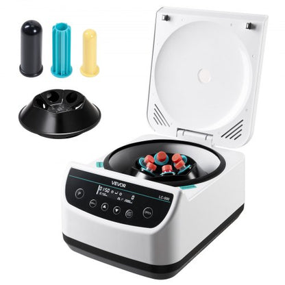 VEVOR Centrifuge Machine, 100-2100xg RCF Electric Laboratory Centrifuge Machine with 1 Rotor for 2/5/10/15/50ml Tube Capacity, Low Speed 500-4000rpm with Timer, Widely Used in Various Experiments - DSLXJ50ML000NL0Y3001V1 - view 2