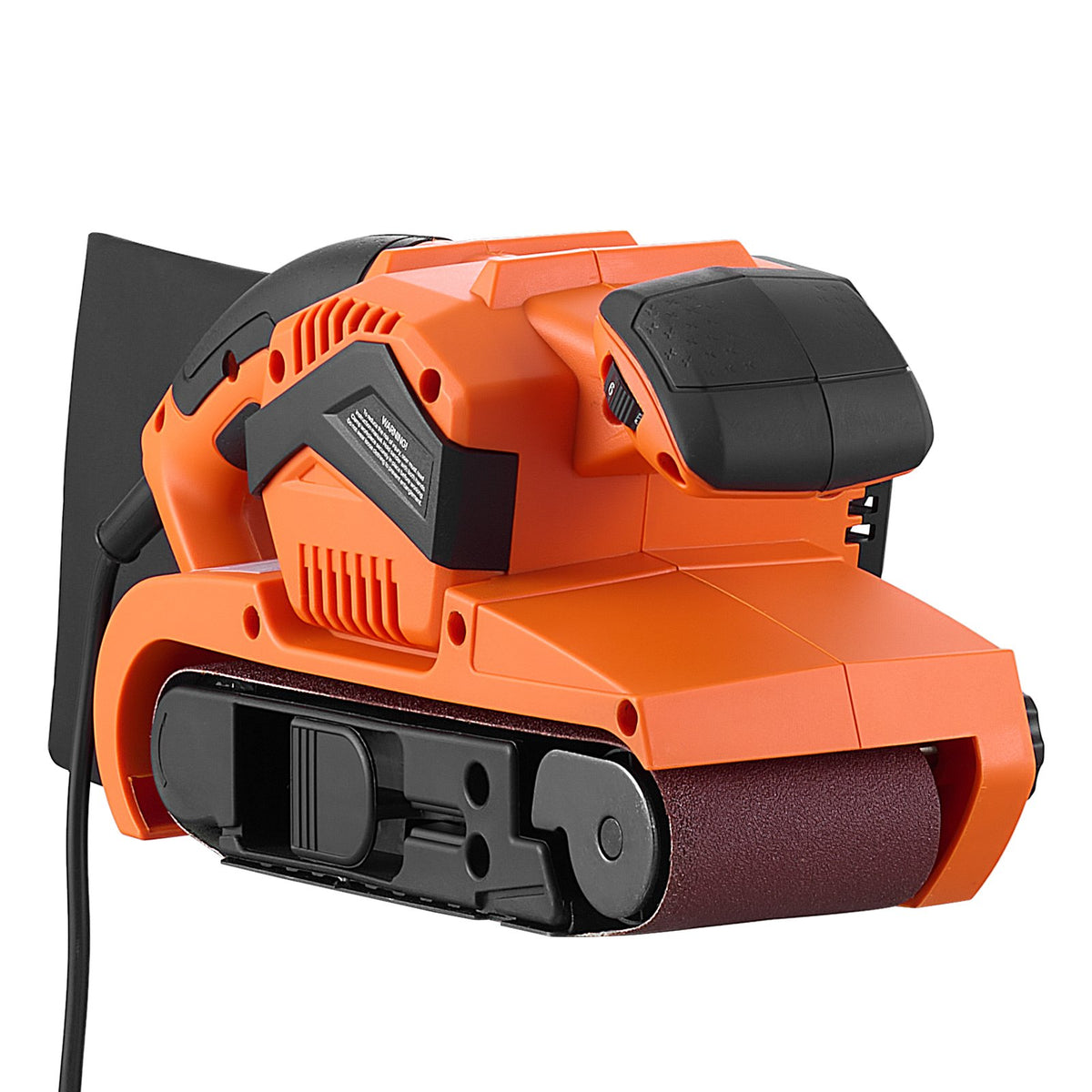 VEVOR 7A Belt Sander 3" x 21" Woodworking Belt Sander 6 Speeds 630-1200 FPM, 2-in-1 Handheld & Benchtop Sanding Machine with 2 Dust Bags, 10PCS Sanding Belts & 2 Clamps for Woodworking Projects - DSSMJSCTSLYC1AGDP001V1 - view 10
