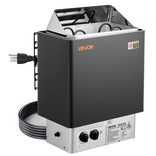 VEVOR Sauna Heater, 2KW AC 120V Electric Sauna Stove, Dry Steam Bath Saunas Stove with Pre-Drilled Bracket, Fit 52.9 to 88.2 CU.FT Saunas Rooms, Steam Bath Stoves for Home, Commercial, Leisure Venues - DSSNL2KWNKLX27E6N001V1 - view 2