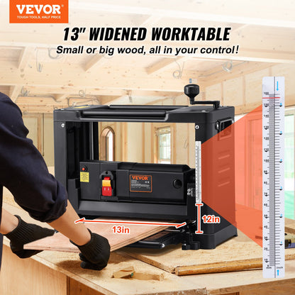 VEVOR Wood Planer & Accessories - Select Your Configuration - DSYBJY1800W13JWVFV1 - view 2