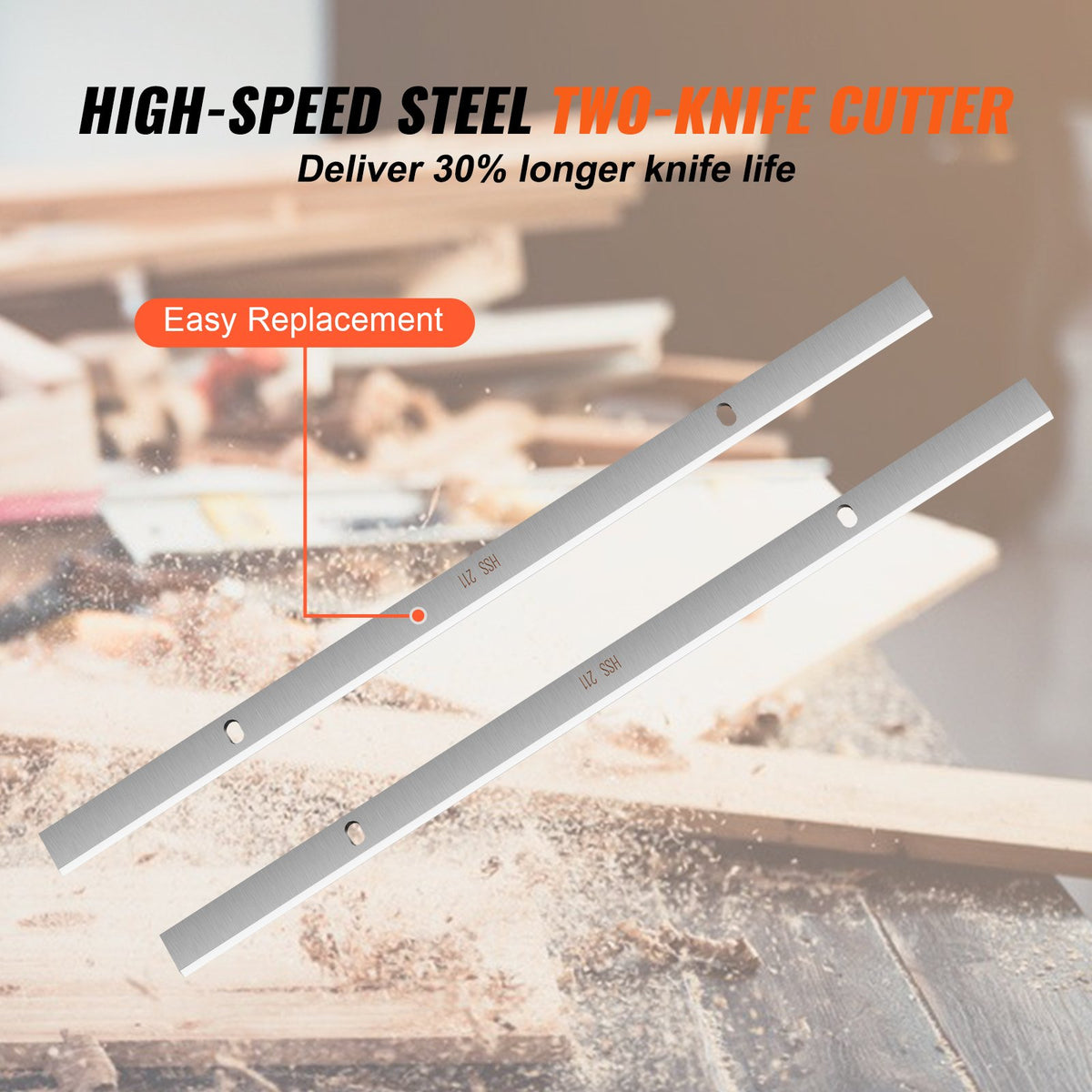 VEVOR Wood Planer & Accessories - Select Your Configuration - DSYBJY1800W13JWVFV1 - view 3