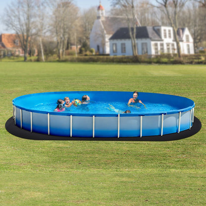 VEVOR Oval Pool Liner Pad, 12 x 24 ft Pool Liner Pad for Above Ground Swimming Pools, Extra-Thick Pool Mat, Prevents Punctures, Recycled Geotextile Material Underlayment Pad, Extend Liner Life - DSYYCDDOVAL1FNG34001V0 - view 9
