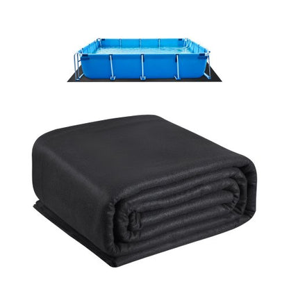 VEVOR Rectangle Pool Liner Pad, 12 x24 ft Pool Liner Pad for Above Ground Swimming Pools, Extra-Thick Pool Mat, Prevents Punctures, Recycled Geotextile Material Underlayment Pad, Extend Liner Life - DSYYCDDRECTA10MMP001V0 - view 2