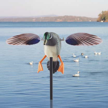 VEVOR Spinning Wing Motion Duck Decoys, Outdoor Teal Decoys for Hunting, Floating Duck for Pool, Pond, and Lake, Realistic Plastic Duck Hunting Decoy, Garden Yard Decoration, Easy to Carry, 1-Pack - DTSLYESY1J00LHRTZ001V9 - view 9