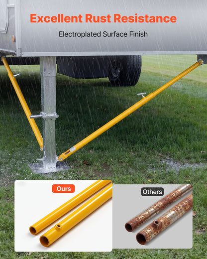 VEVOR JT's Strong Arm Jack Stabilizer Kit 191025, Fits for 5th Wheel RV and Travel Trailer Kit, Fifth-Wheel Jack Stabilizer for Telescopic System, Reduces Chassis Movement, Easy Bolt-On Installation - DWLQLJOEMM19F1C24002V0 - view 5