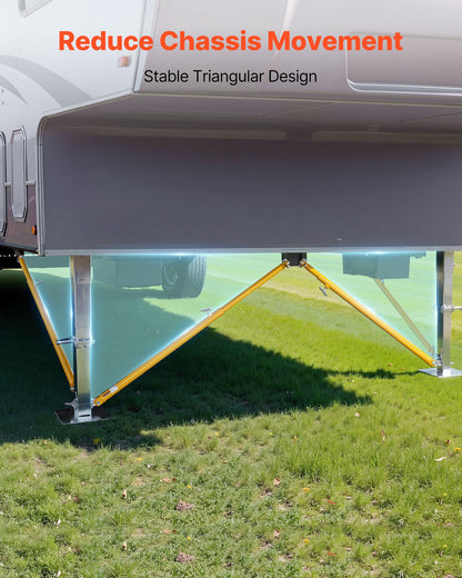 VEVOR JT's Strong Arm Jack Stabilizer Kit 191025, Fits for 5th Wheel RV and Travel Trailer Kit, Fifth-Wheel Jack Stabilizer for Telescopic System, Reduces Chassis Movement, Easy Bolt-On Installation - DWLQLJOEMM19F1C24002V0 - view 6