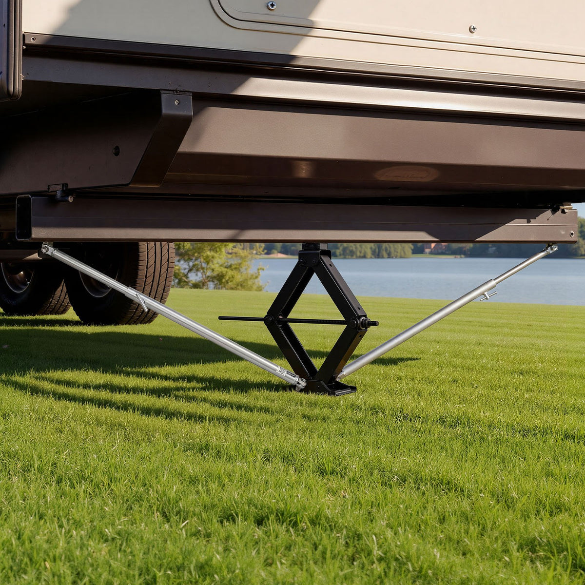 VEVOR JT's Strong Arm Jack Stabilizer Kit 191023, Fits for 5th Wheel RV and Travel Trailer Kit, Fifth-Wheel Jack Stabilizer for Telescopic System, Reduces Chassis Movement, Easy Bolt-On Installation - DWLQLJOEMM19WLHRK002V0 - view 9