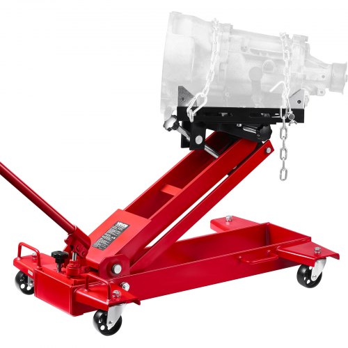 VEVOR Low Profile Floor Jack, 2200 lbs / 1 Ton Lifting Capacity Telescoping Transmission Floor Jack, 7.28-27.6 in Lifting Height, Flexible 360° Swivel wheels, Heavy-Duty Lift Hoist for Garage/Shop - DWYYQJDHS220DJN5M001V0 - view 2