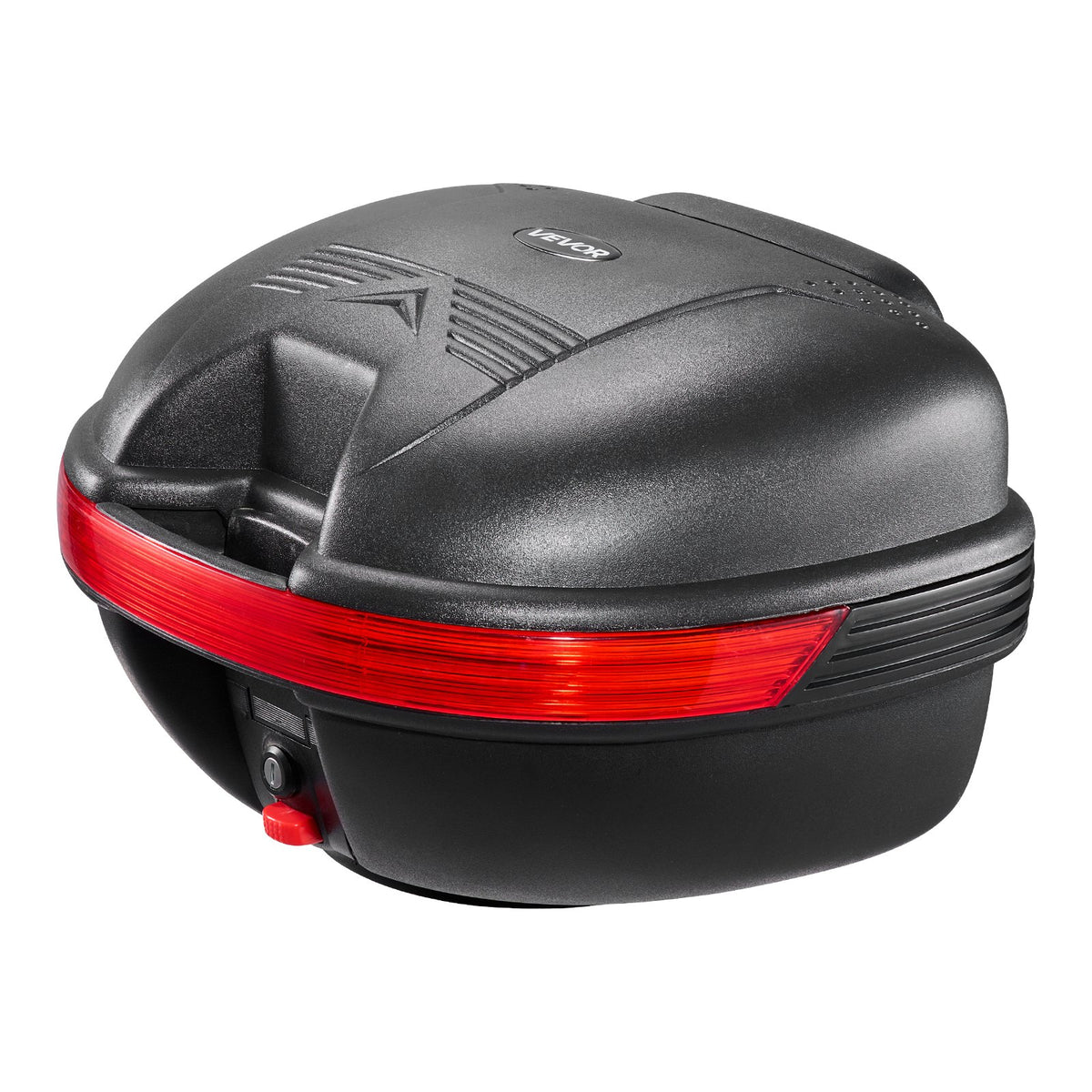 VEVOR Motorcycle Top Case 30L Universal Waterproof PP Motorcycle Tail Case, Detachable Motorbike Top Box with Security Lock & Backrest for Luggage Storage - DX30LPPHSTYX2K6PE001V0 - view 10