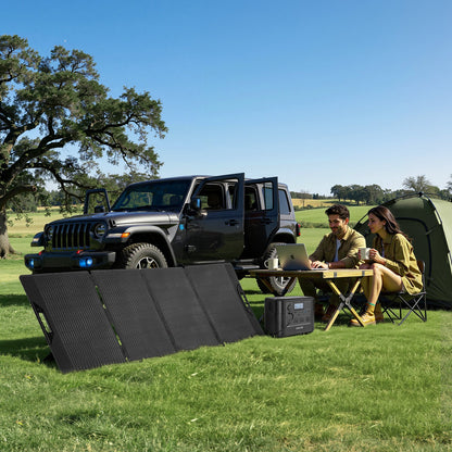 VEVOR Portable Power Station with 200W Solar Panel, 1800W Solar Generator Power Station, 1008Wh LiFePO4 Battery Backup with 9 Output Ports for for Home Emergency, Outdoor Camping, RV Travel - DXCNDYTJ1200T987R001V1 - view 9