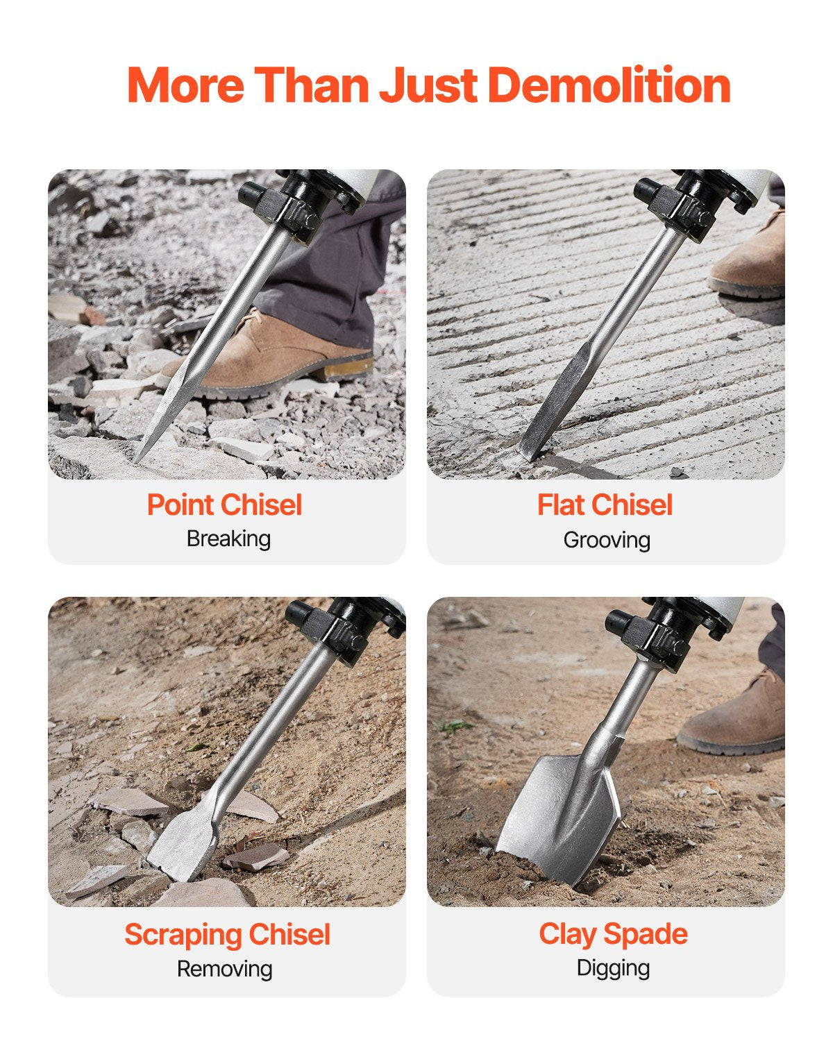VEVOR Demolition & Breaker Hammers - Select Your Configuration - DXDHCS118YC14NBDC001V1 - view 3