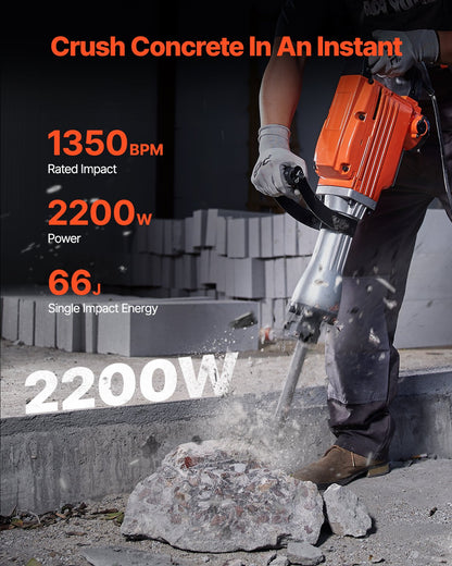 VEVOR Demolition & Breaker Hammers - Select Your Configuration - DXDHYCJZPZNCPZNSBV1 - view 2