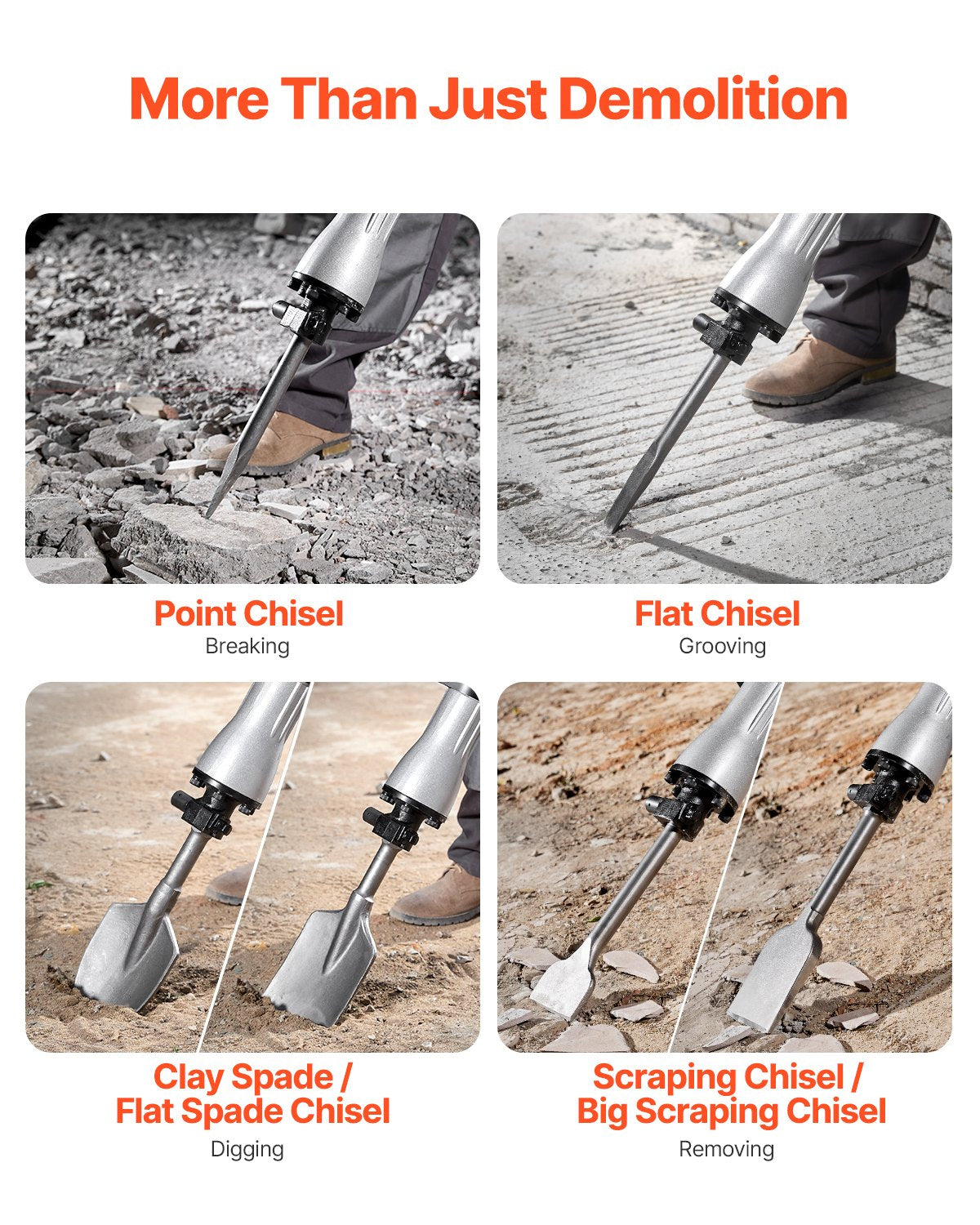 VEVOR Demolition & Breaker Hammers - Select Your Configuration - DXDHYCJZPZNCPZNSBV1 - view 3